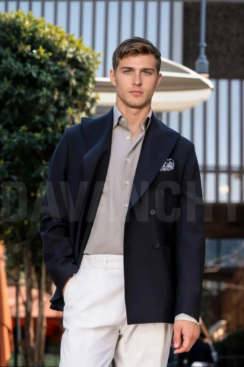 Men Stylish Coat Office and Business Wear-Front