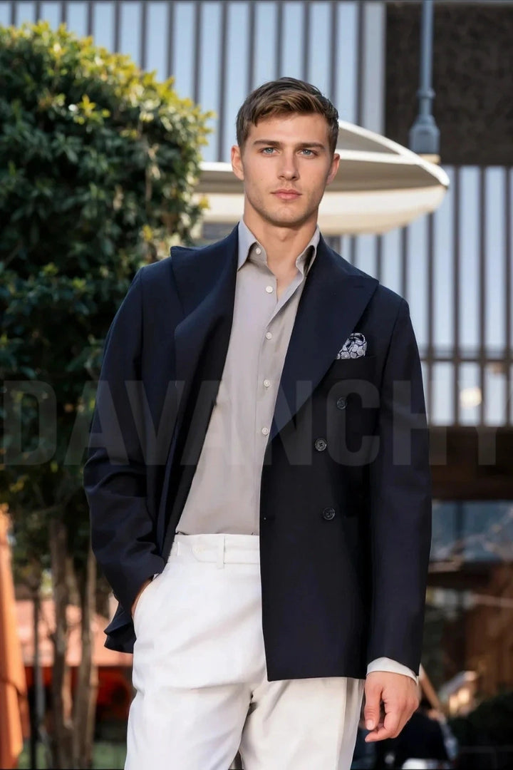 Men Stylish Coat Office and Business Wear-Front