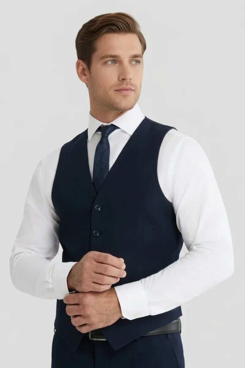 Formal Wedding and Office Wear Premium Waistcoat-Front