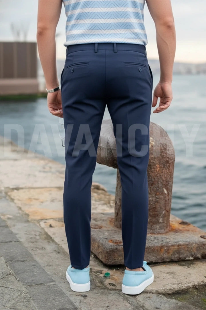 Premium Classic Formal Trouser for Men-Back