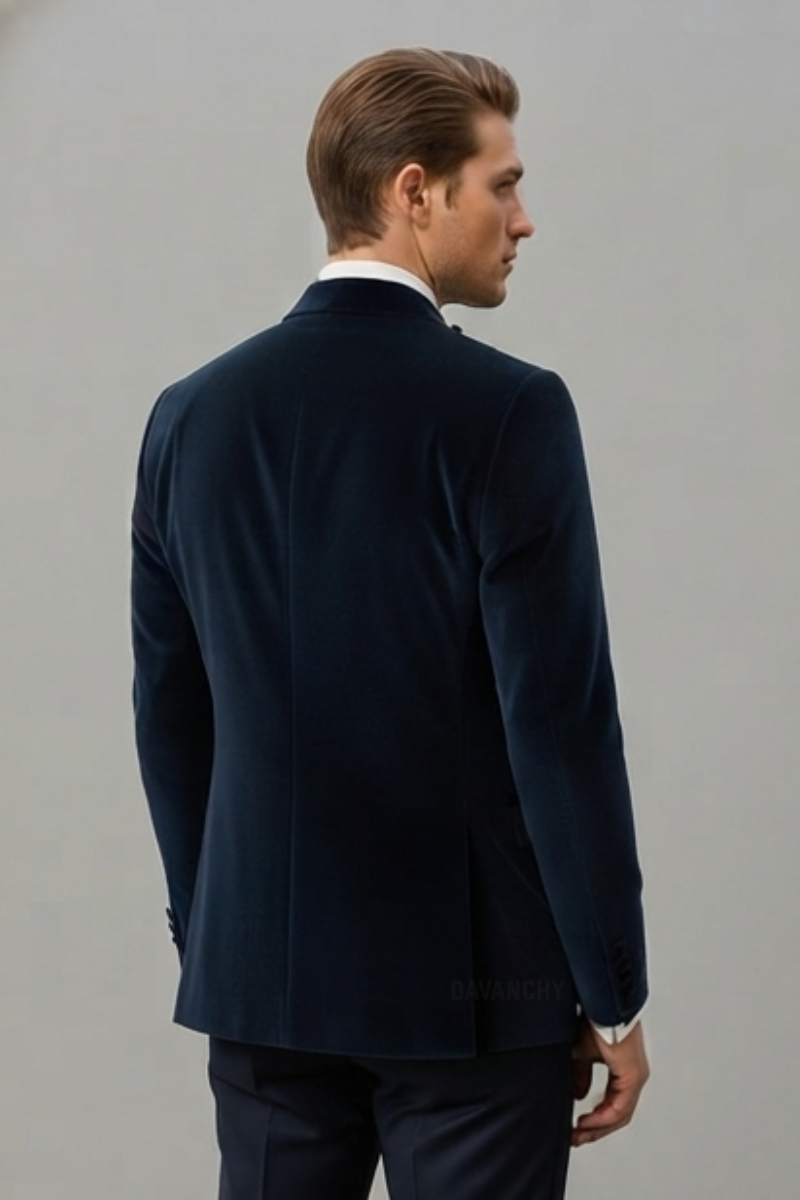 Men wedding tuxedo blazer-Back