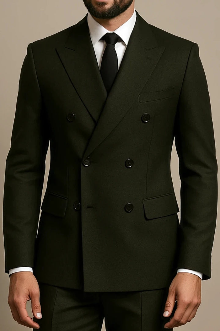 men-olive-green-double-breasted-suit-business-wear-formal-suit