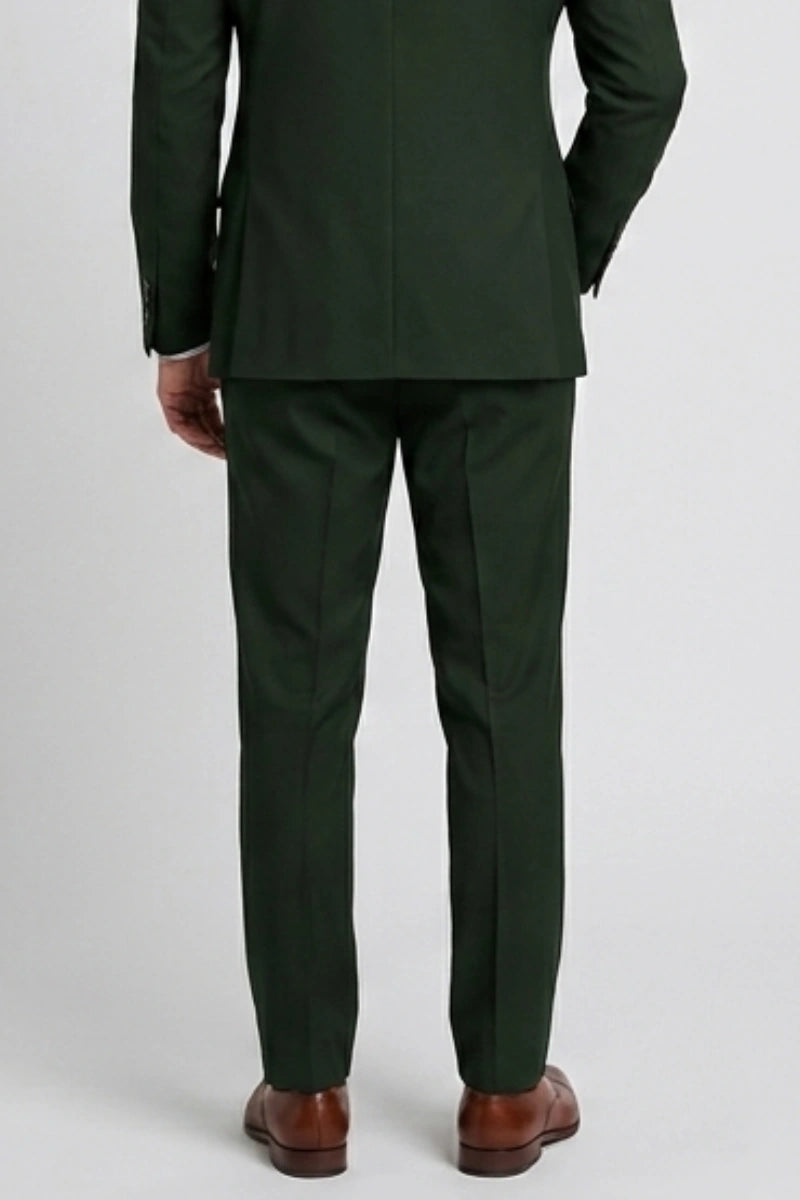 Men Olive Green Stylish Pant-Back