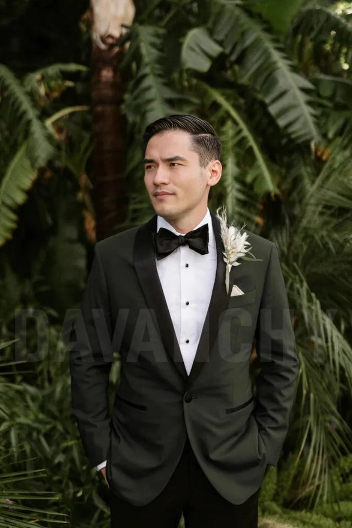 Men Premium Formal Wedding Wear Two Piece Suit-Front