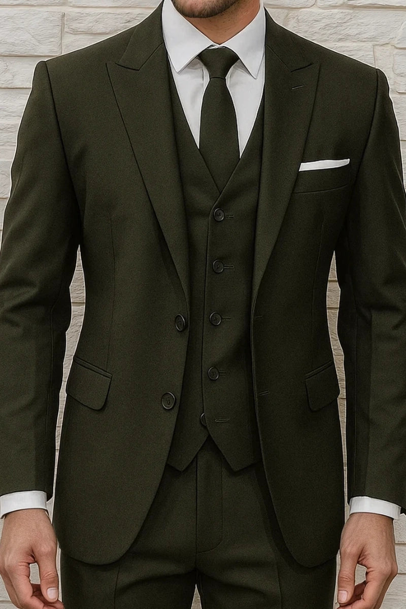 men-trendy-three-piece-suit-formal-olive-green-suit-best-gift-for-him