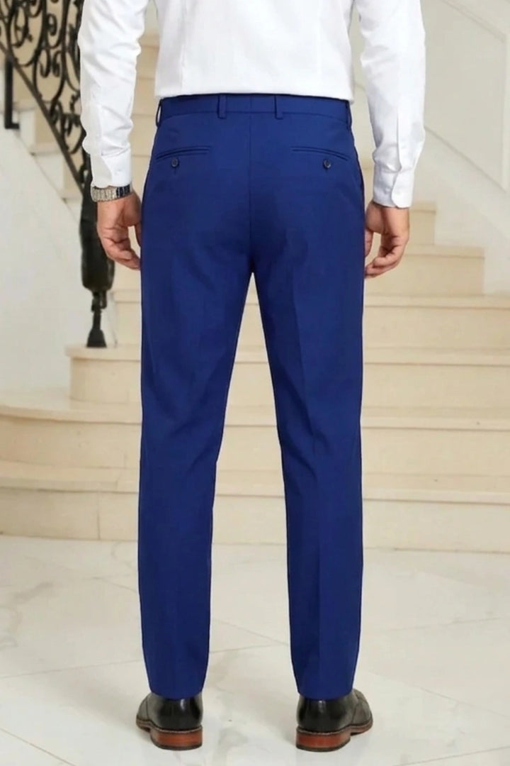Men Groomsmen Trousers For Wedding Wear (Back)