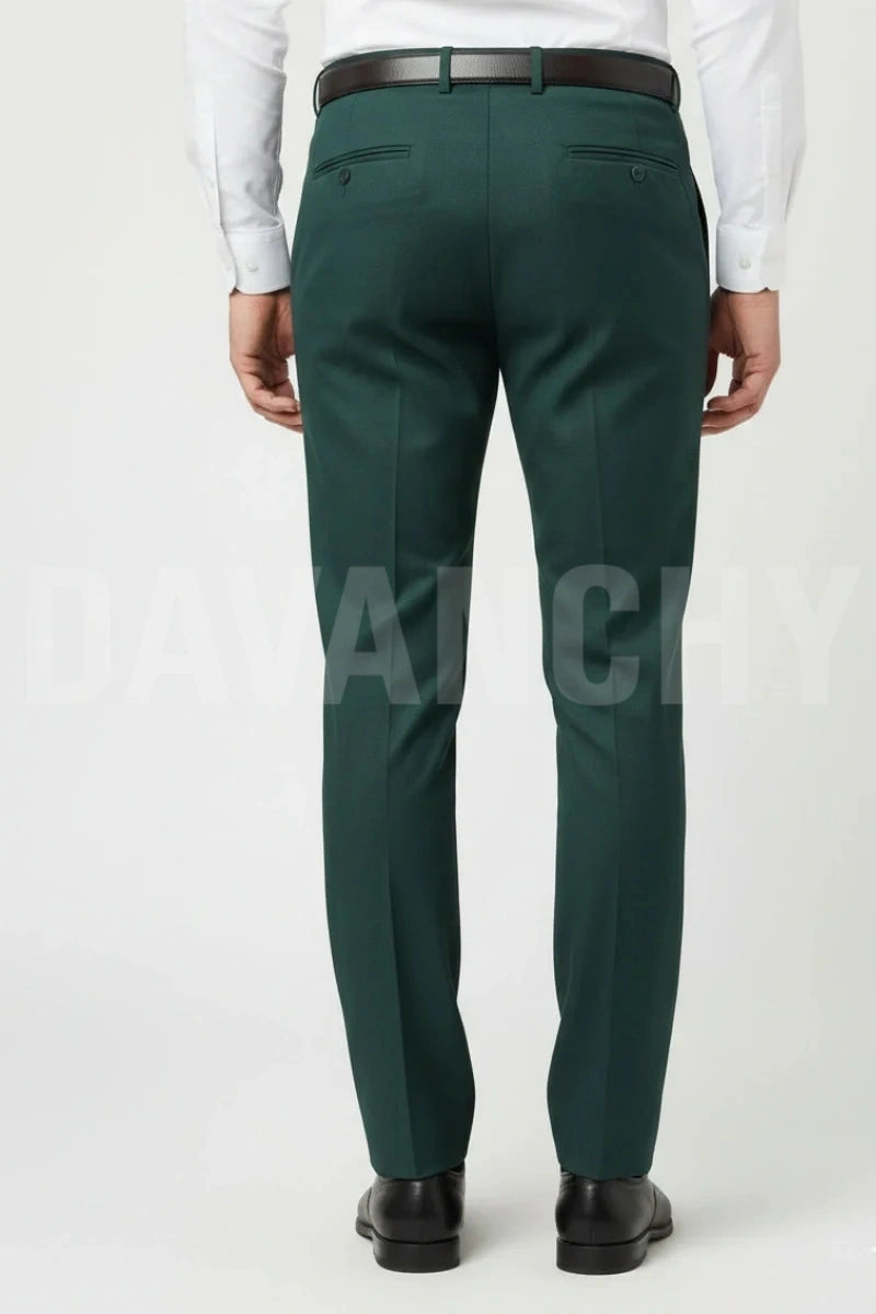 Formal Wedding and Office Wear Trouser-Back