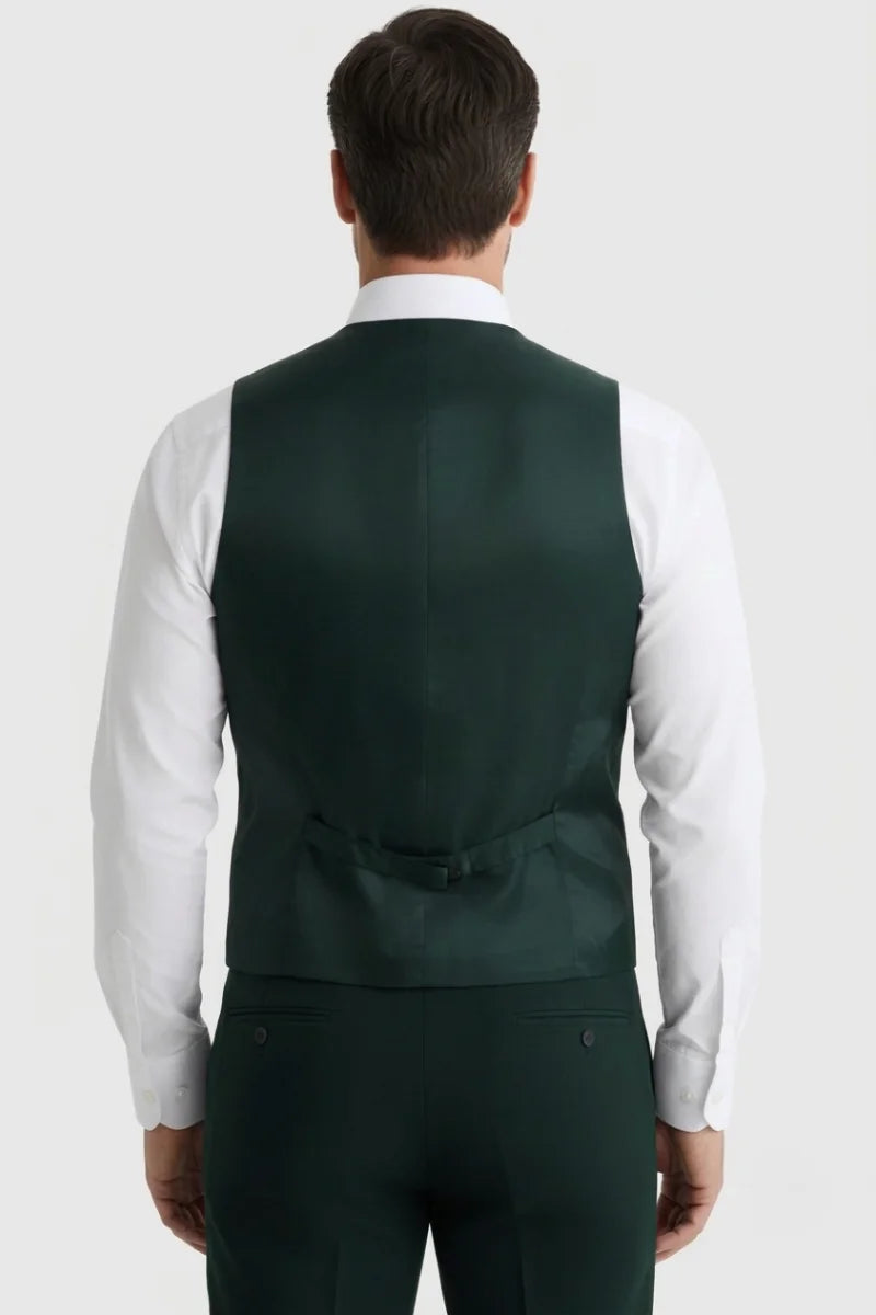 Premium Formal Waistcoat for Men-Back