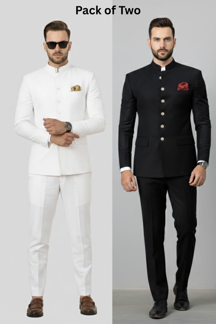 Men Jodhpuri Suit Of Two-Front