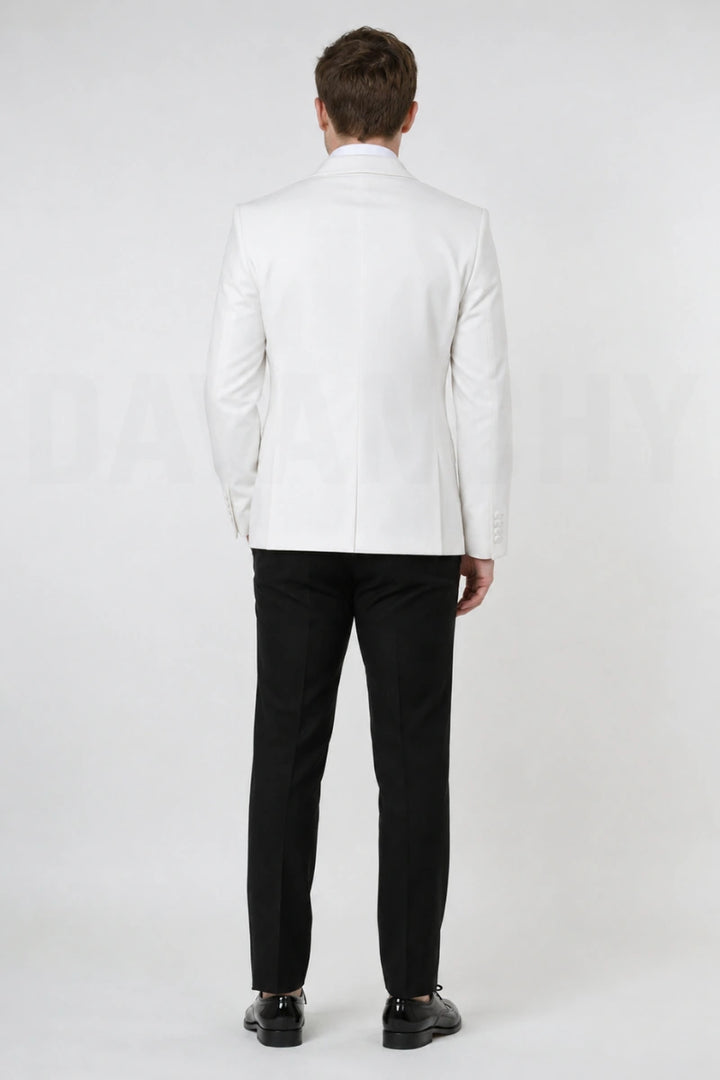 Men Premium Two Piece Formal Suit for Wedding and Party Wear-Back