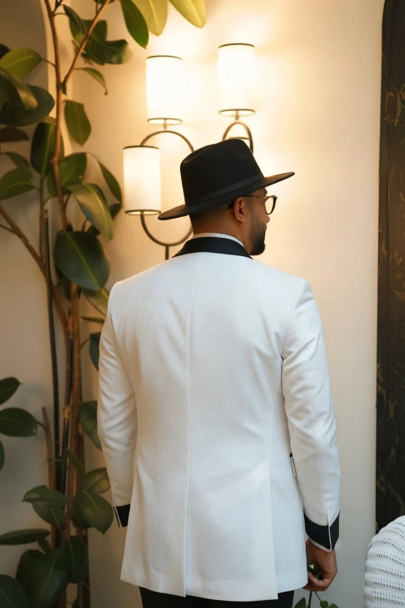 Men designer party wear coat-Back