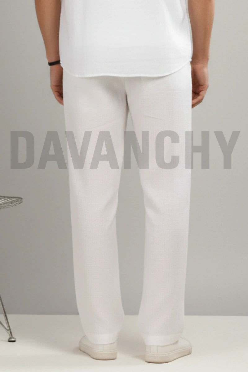 Men Summer Wear Casual Trouser-Back