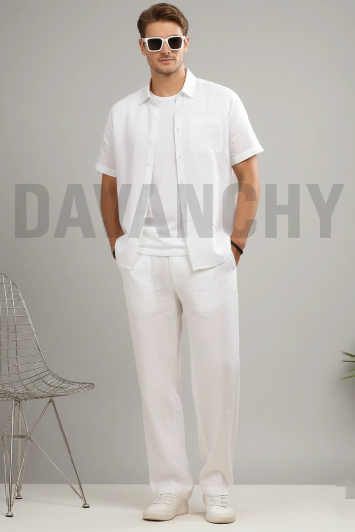 Stylish Business and Office Wear Loose fit Trouser-Front