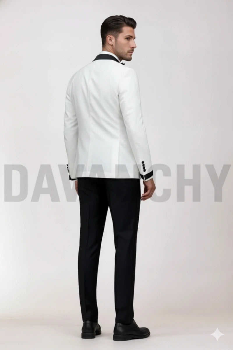 Men wedding wear premium tuxedo suit-Back