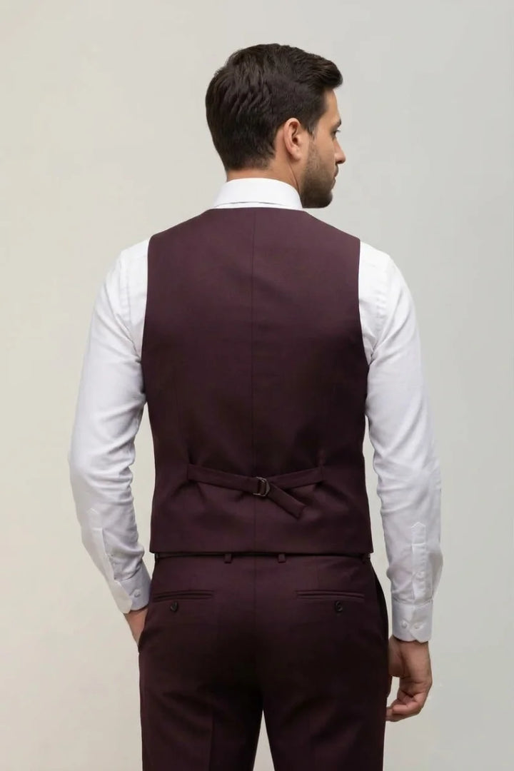 Classic Formal Wear Sleeveless Coat-Back