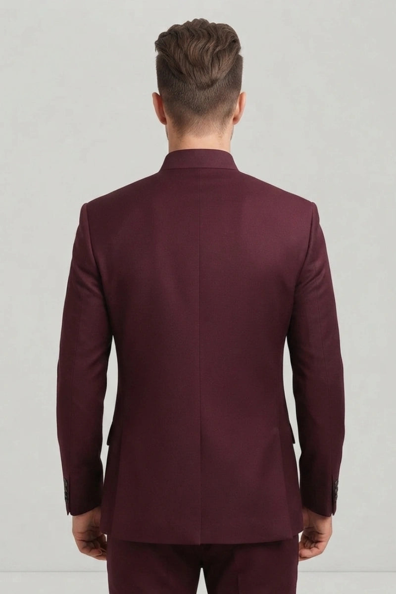 Men classic formal wear coat-Back