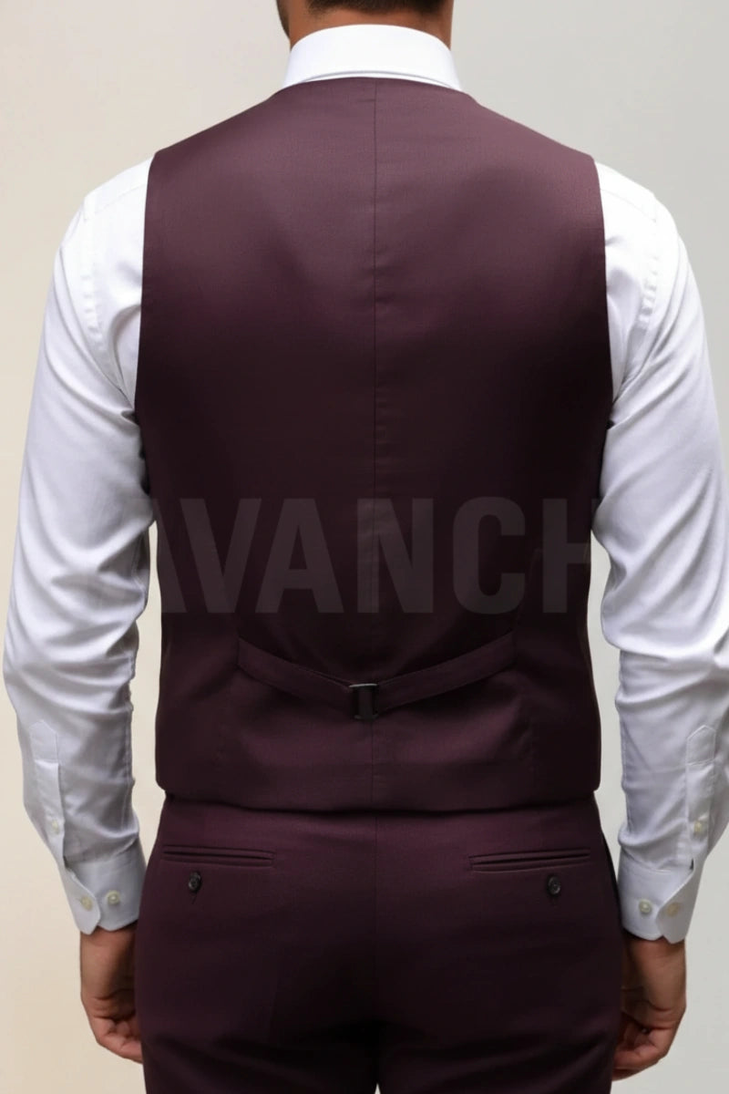 Classic Formal Wear Sleeveless Coat-Back