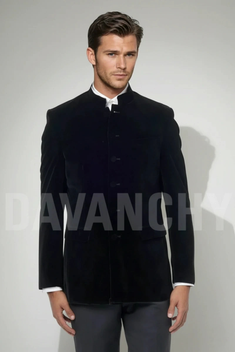 Men jodhpuri style blazer-Front