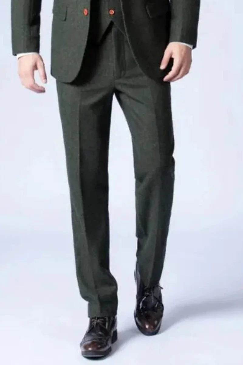 men-classic-fit-dress-pant-casual-tweed-suit-pant