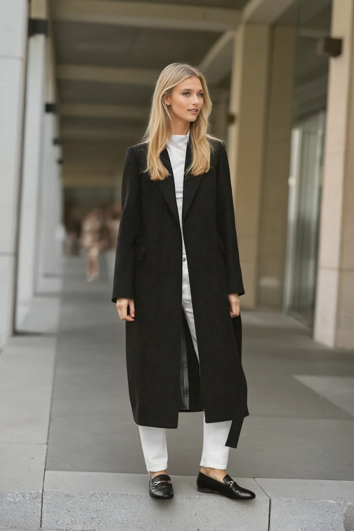 women-black-trench-coat-trending-long-coat-perfect-gift-for-her