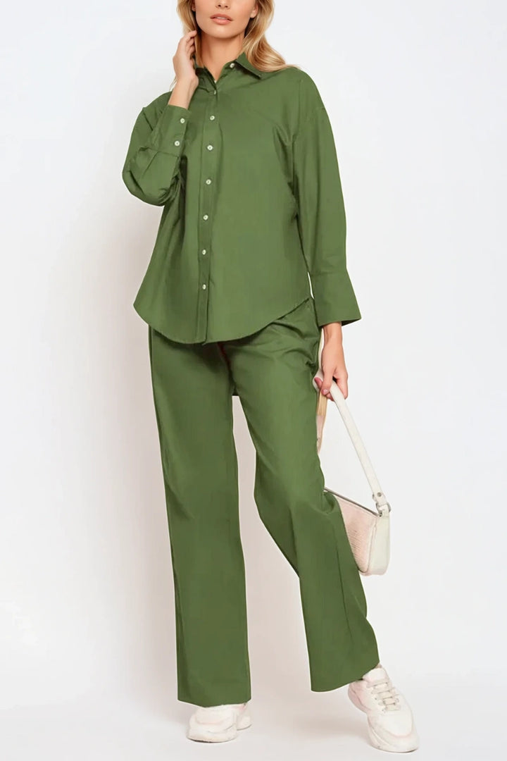 women-olive-green-co-ord-set-stylish-two-piece-set-women-pant-shirt