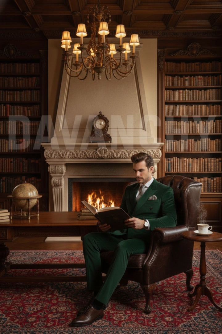 Business formal double breasted suit  for men-Front