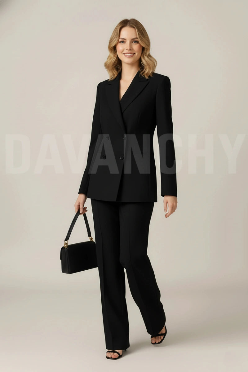 Elegant Tailored Fit Premium Suit for Women-Front