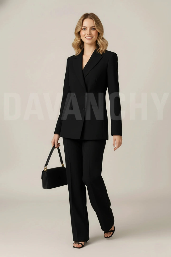 Elegant Tailored Fit Premium Suit for Women-Front