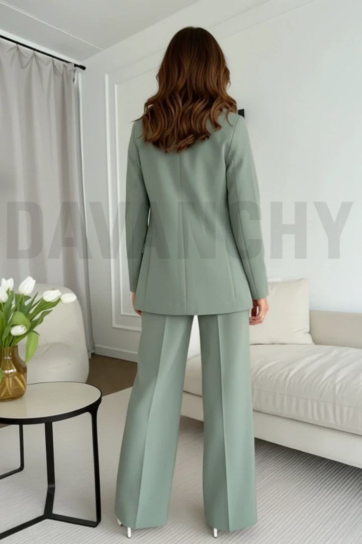 Party and Wedding wear for two piece suit for women-Back