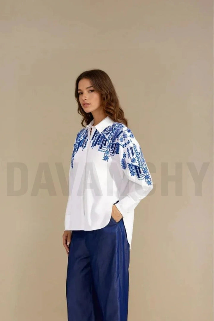 Office and Casual Gatherings Wear Stylish Shirt for Women-Side