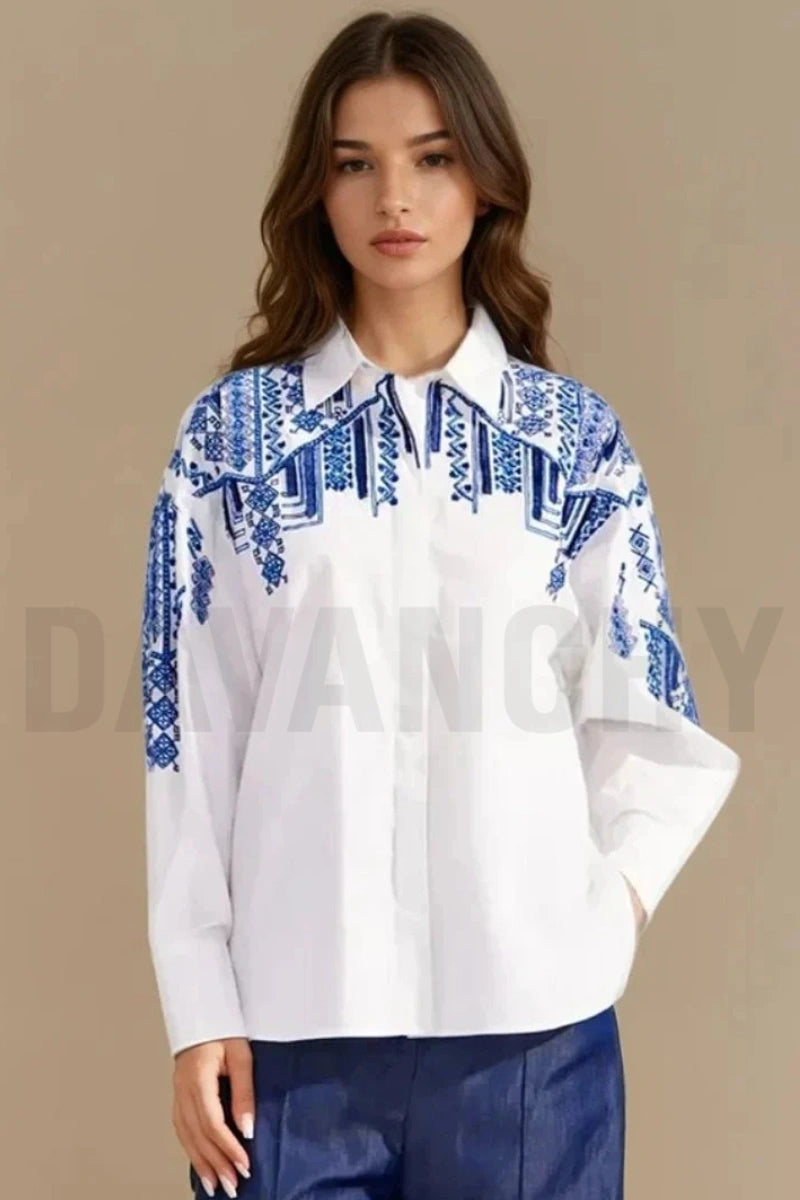 Women Designer Party Wear Shirt-Front